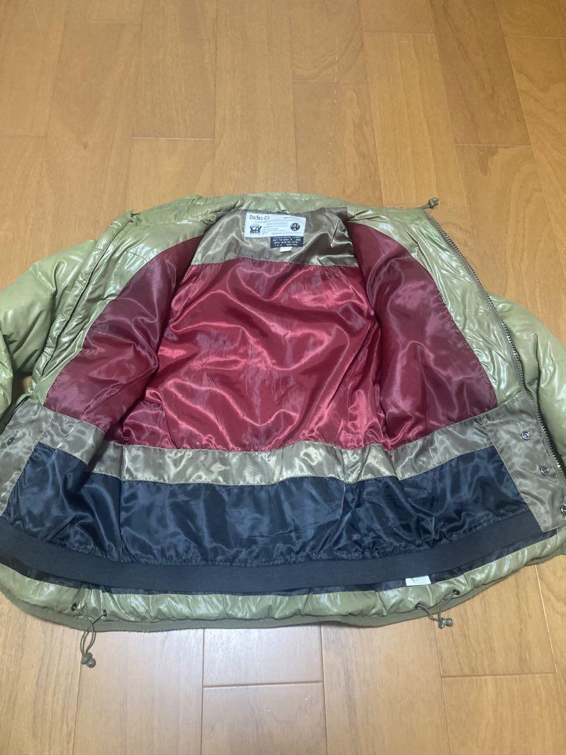 DIESELダウンジャケット　グリーン