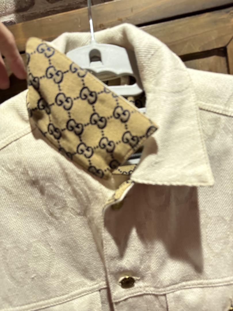 GUCCI ホワイトデニムジャケット