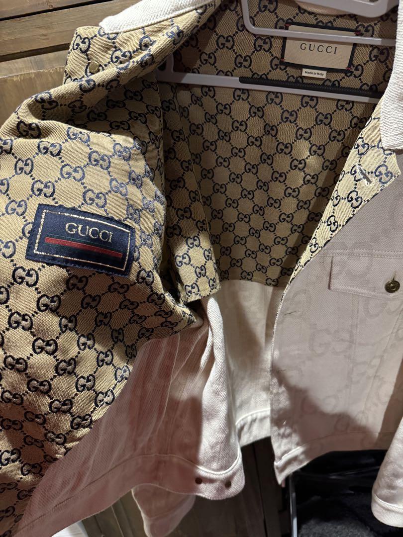 GUCCI ホワイトデニムジャケット