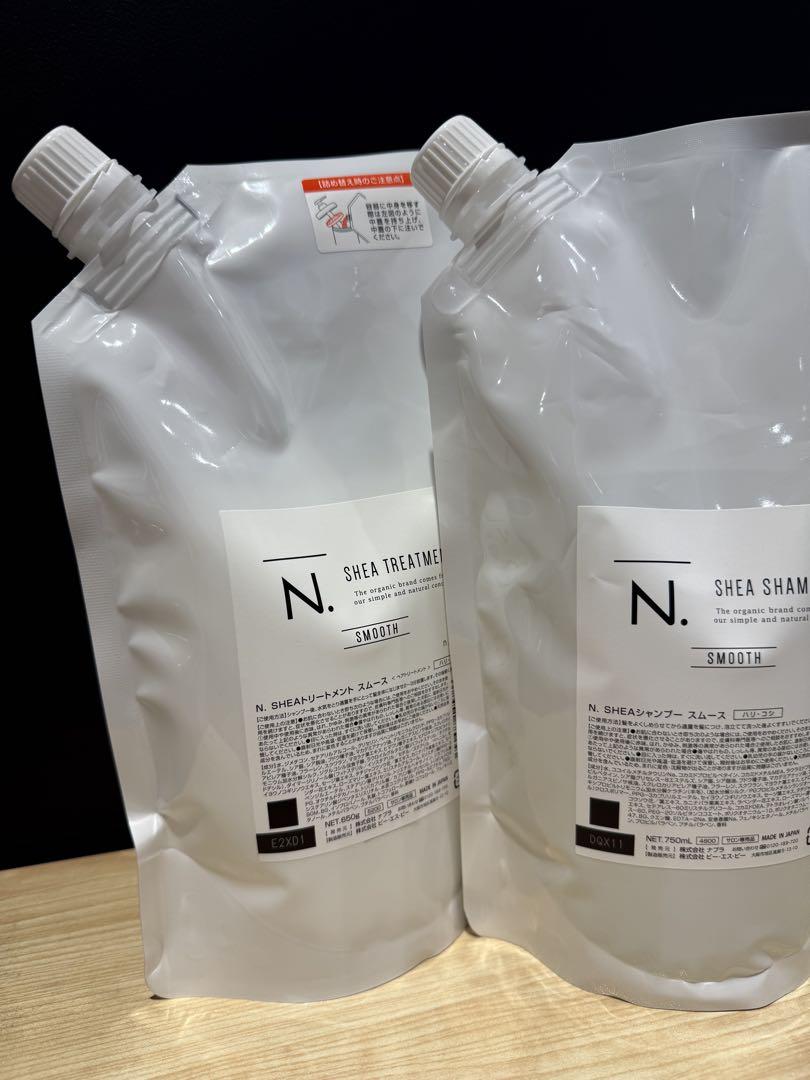 N. シアシャンプー 750ml & シアトリートメントスムース650g