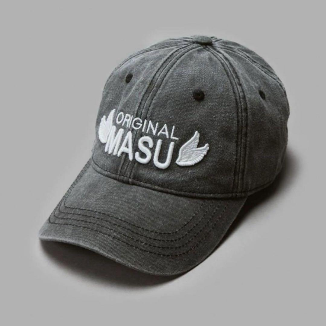 24AW MASU ORIGINAL MASU CAP FADED BLACK