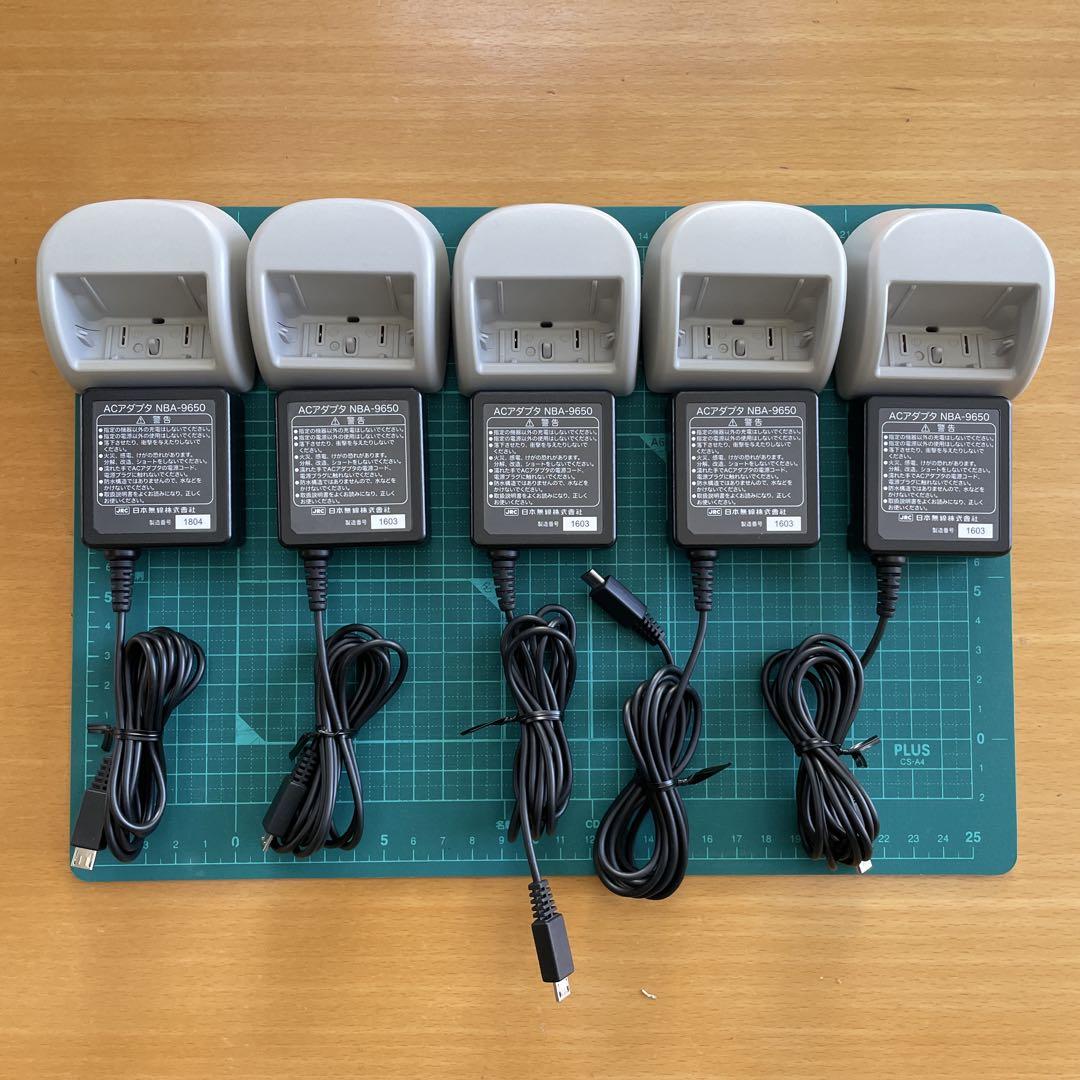 PHS「WX01J 」用充電台：NQE-9530＋ACアダプタ：NBA-9650