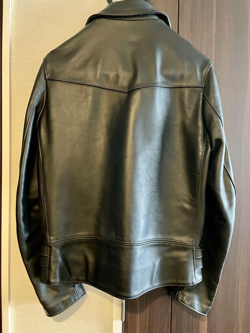 666 シックスシックスシックス　ダブルライダースジャケット 36