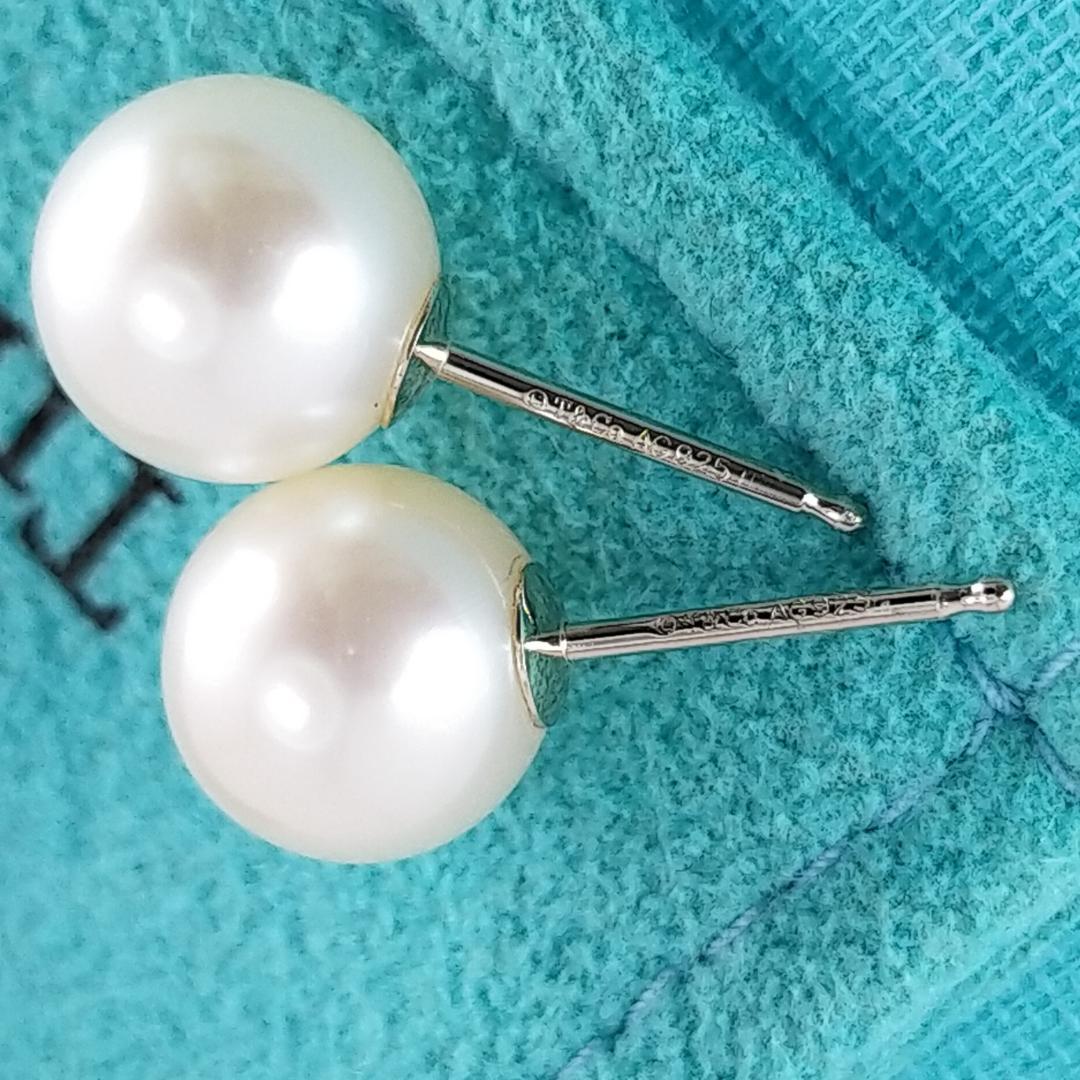 ☆希少☆【TIFFANY&Co.】パール 真珠 ボール ピアス 1225