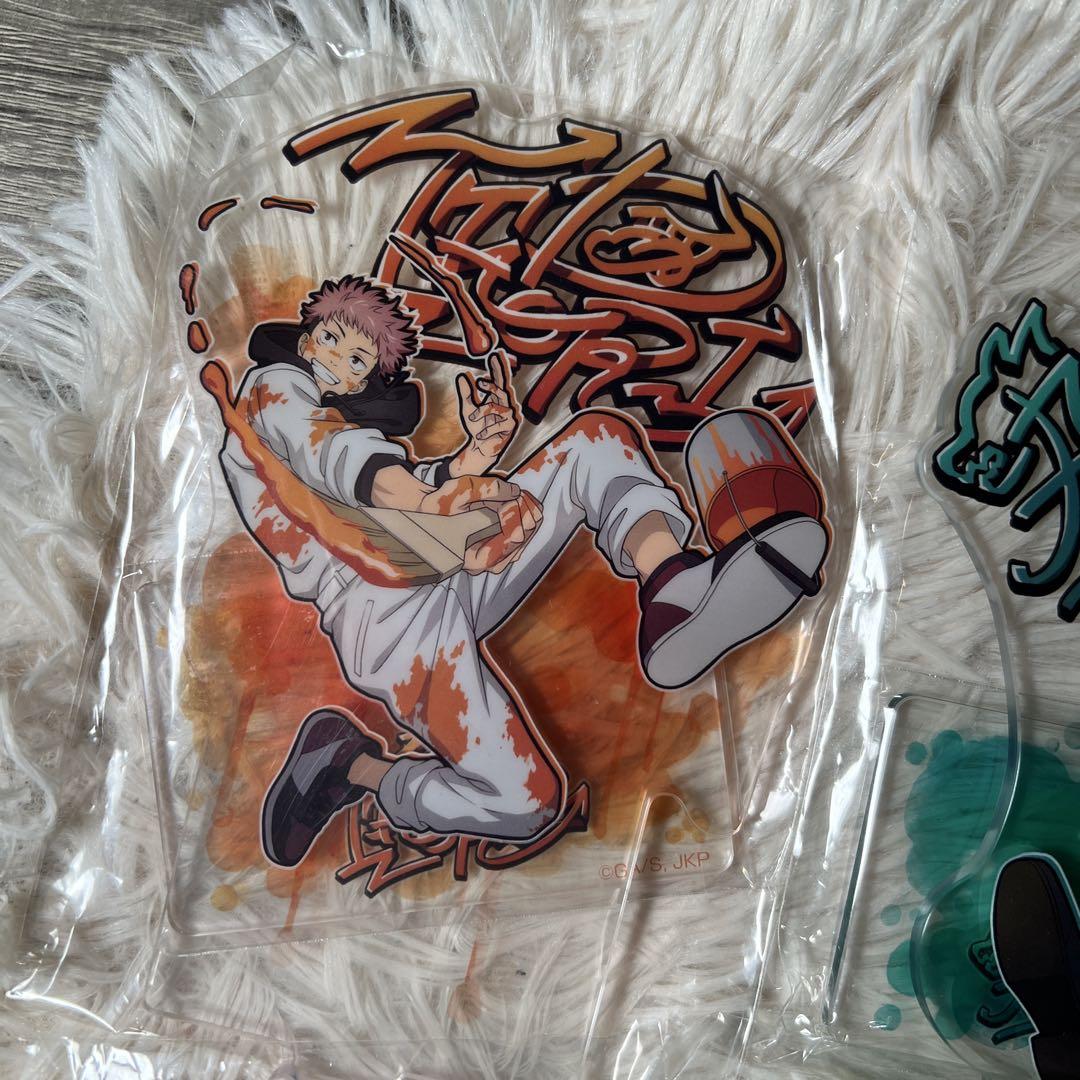呪術廻戦 セガラッキーくじ GRAFFITI×BATTLE アクスタ コンプ