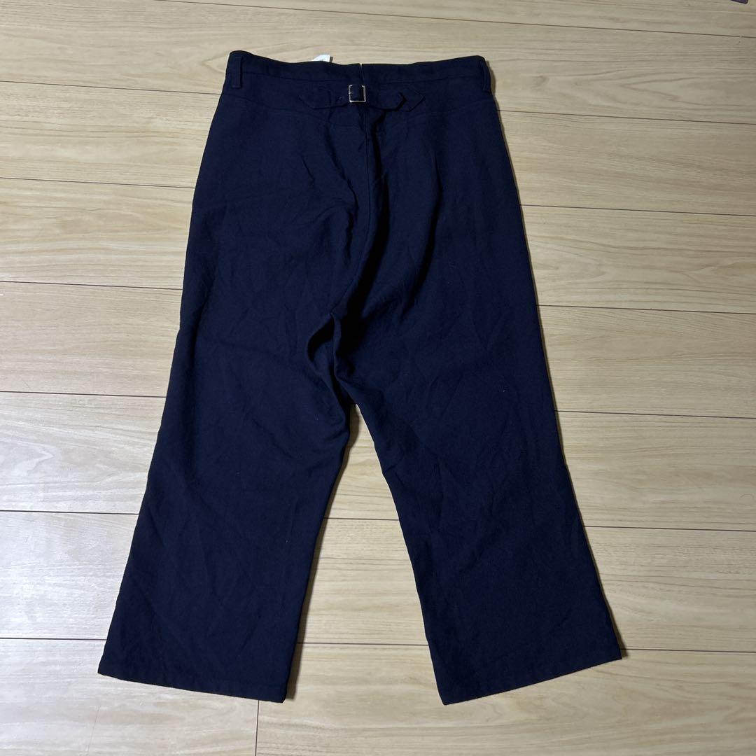トリココムデギャルソン 12AW シンチバックウールサルエルパンツ