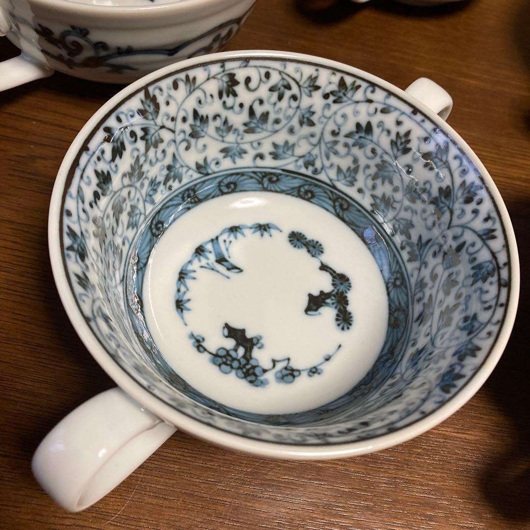 超レア⭐︎新品 ル・コルドン・ブルー スープ皿&ソーサー　4客セット 超レア⭐︎新品 ル・コルドン・ブルー スープ皿&ソーサー 4客セット