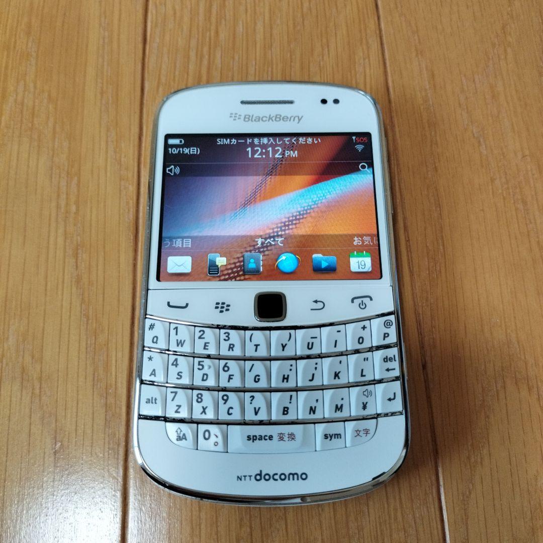予約販売 Black Berry ケース付き ホワイト 9900 Bold スマートフォン本体
