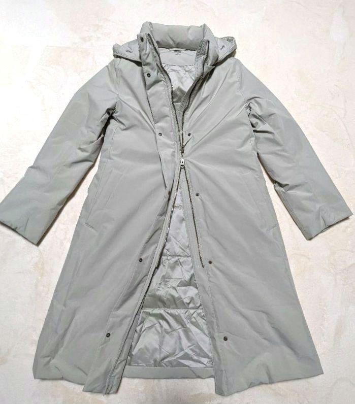 極美品】UNIQLO ユニクロ ハイブリッド ダウン ロングコート XS
