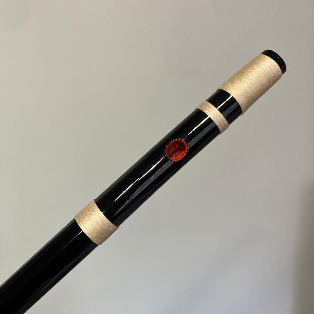 篠笛 五本調子A管　唄物　ドレミ調　天地糸巻　CMR5-47　西洋音階　竹 黒塗 篠笛 五本調子A管 唄物 ドレミ調 天地糸巻 CMR5-47 西洋音階