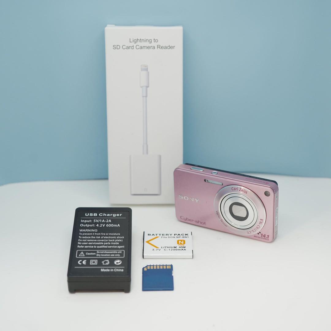 SONY Cyber-shot DSC-W350 デジカメ a3964
