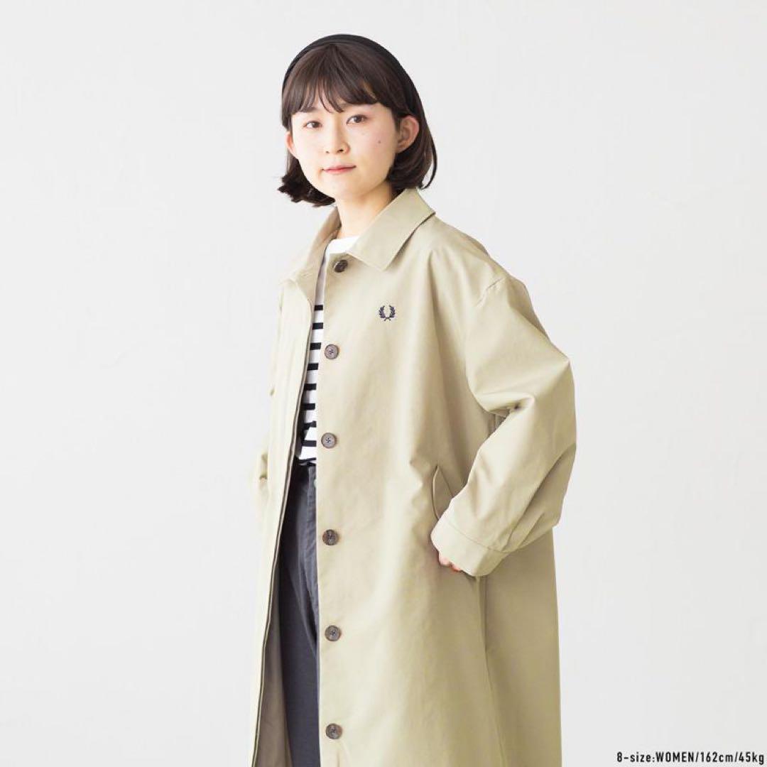 タグ付✨️FRED PERRY オーバーコート ステンカラーコート