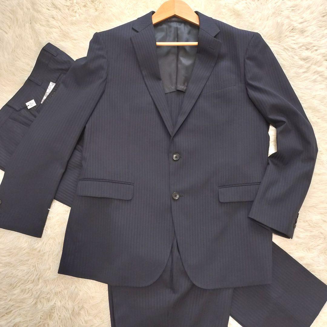 美品 ダニエルドッド スーツ ３点セット セットアップ ネイビー XL