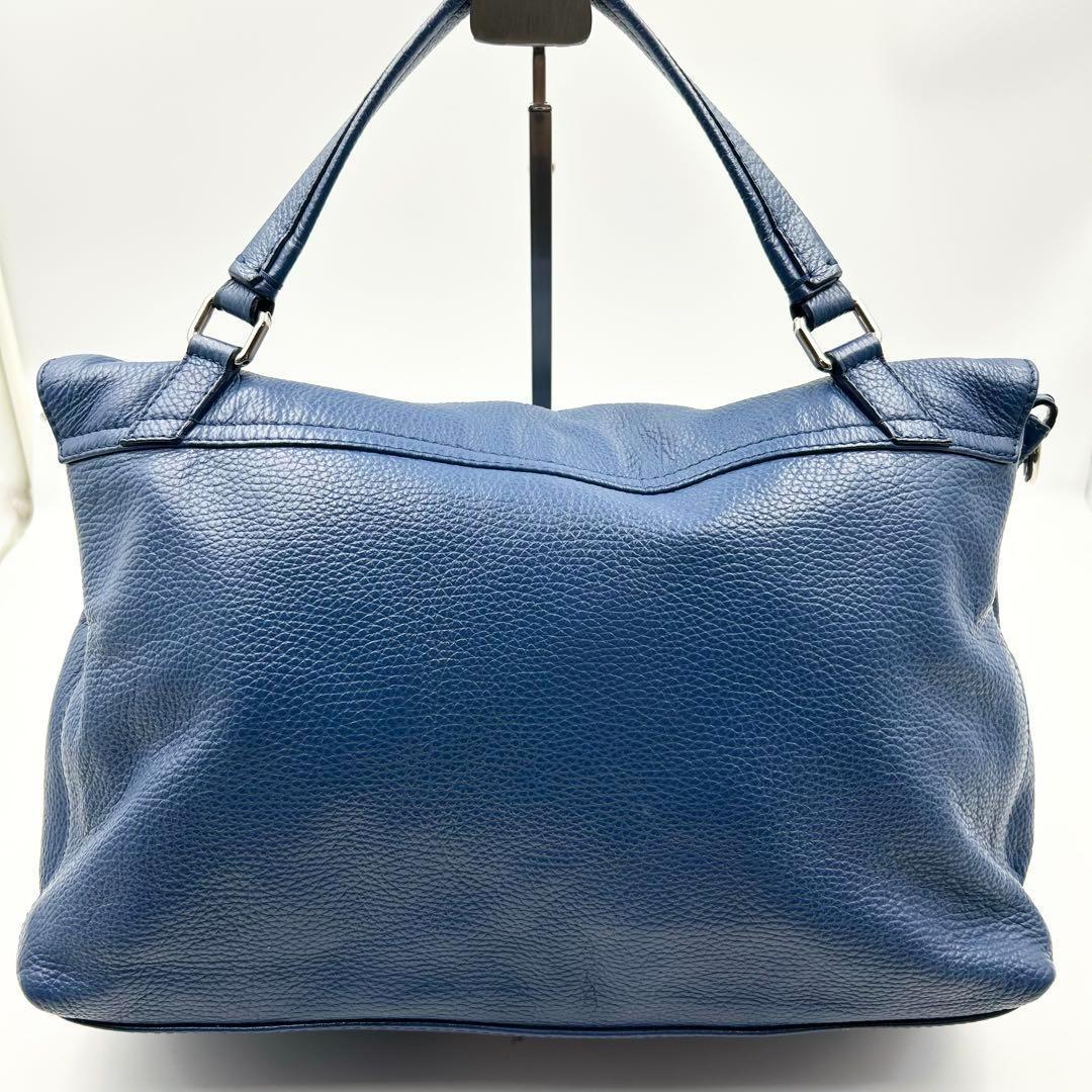 美品✨ ザネラート ポスティーナ M+ 2way 2室 大容量 シボ革