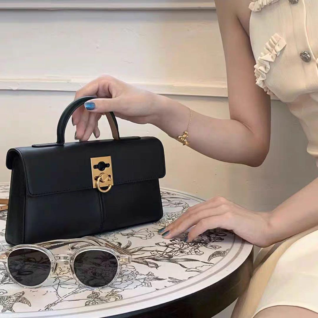 カフネ ハンドバッグ cafune ブラック スモール ショルダーバッグ 画像2