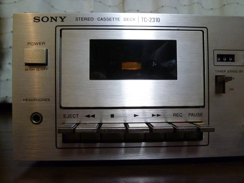 させていた SONY TC-2310 修理済 基本動作良好 FsQYm-m93933816822 ソニー カセットデッキ グリス