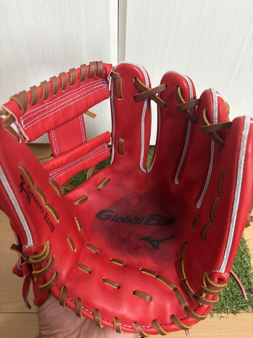 硬式用　藤岡モデル　ミズノ　ダイバーシティブルー　グローバルエリート　内野手