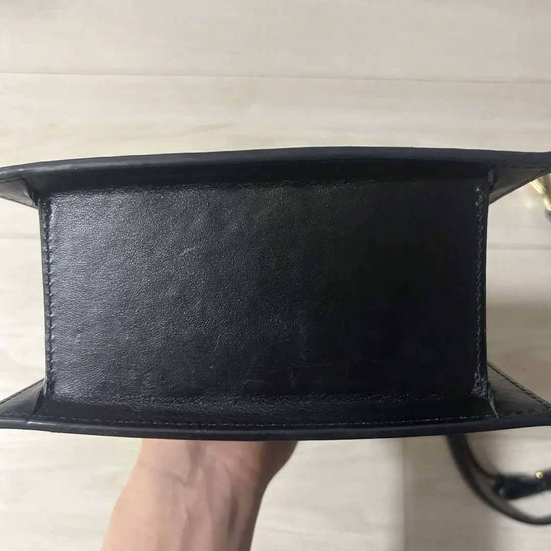 JACQUEMUS 黒 レザー ハンドバッグ 小型