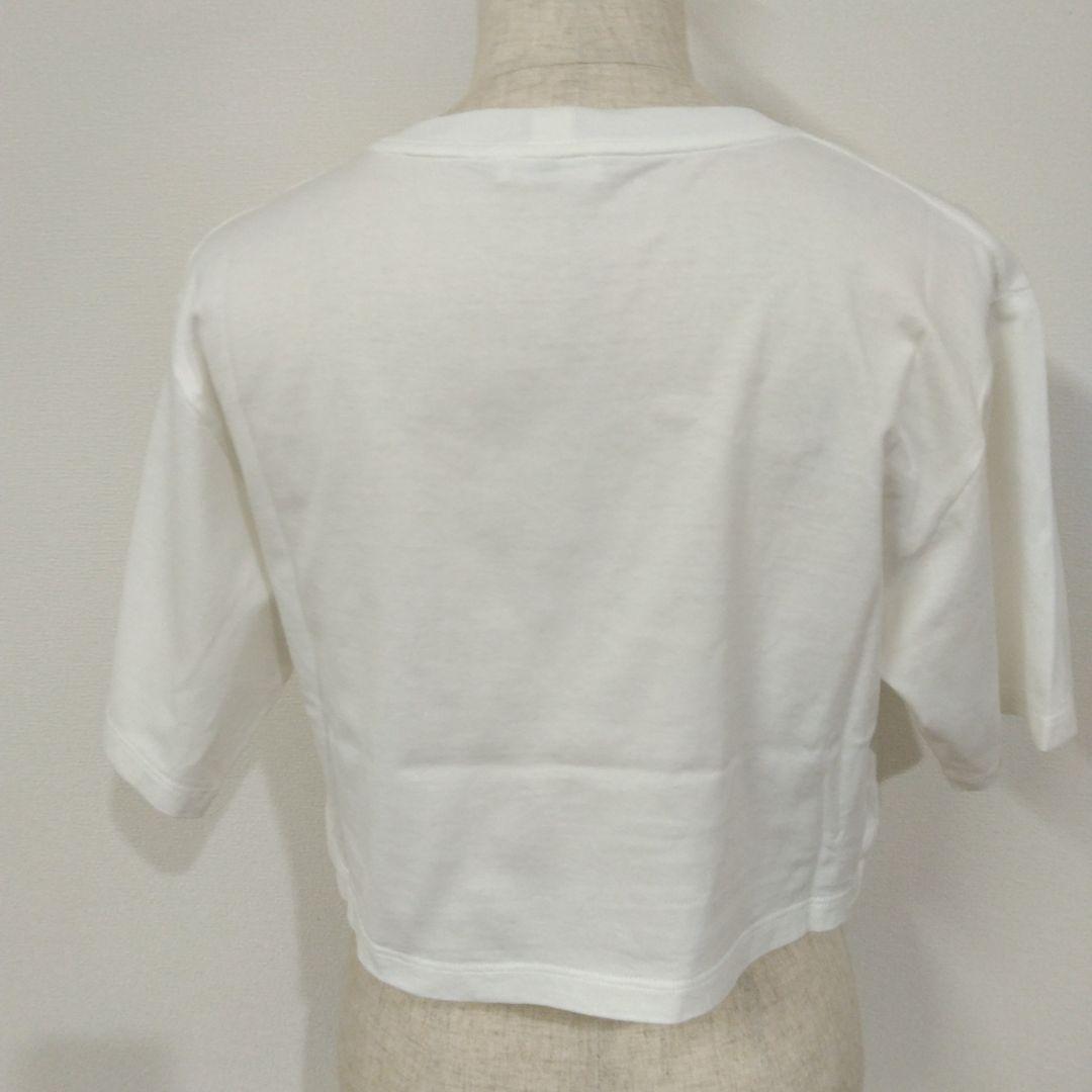 【る421】セリーヌ　CELINE　クロップドTシャツ　XS