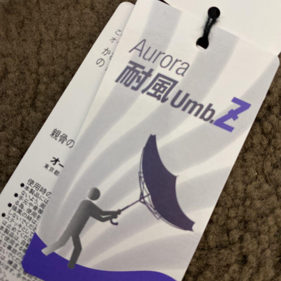 ボルサリーノ 長傘 雨傘 メンズ 紳士 黒系 ストライプ 新品