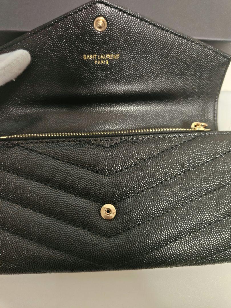 美品✨ イブサンローラン YSL 長財布ブラック