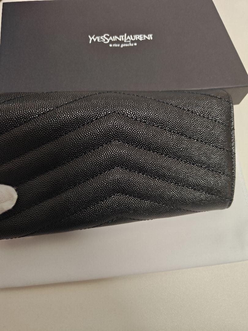 美品✨ イブサンローラン YSL 長財布ブラック