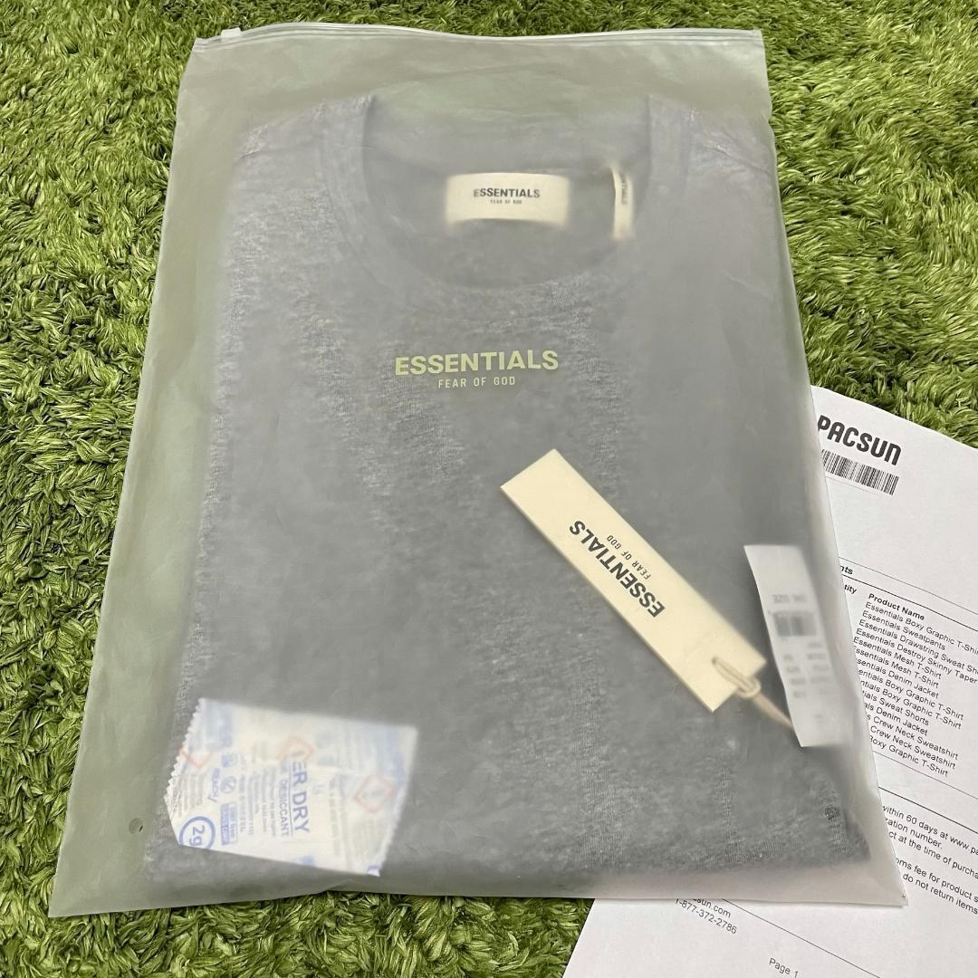 【訳あり】 FOG エッセンシャルズ ロゴ Tシャツ 灰 S 【訳あり】 FOG エッセンシャルズ ロゴ Tシャツ 灰 S