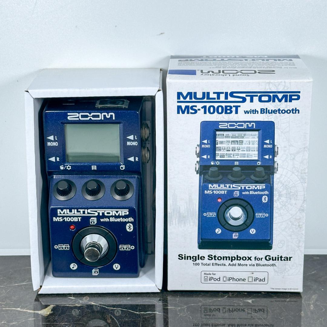ZOOM MULTI STOMP with Bluetooth MS-100BT - メルカリ