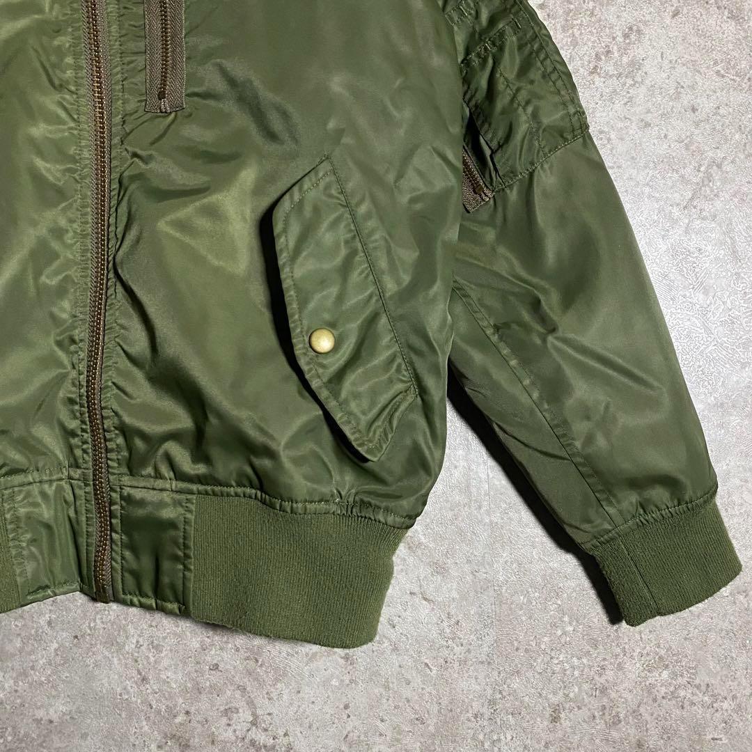 【激レア】STUSSY ステューシーMA1ブルゾン シンプルデザイン 着回し抜群