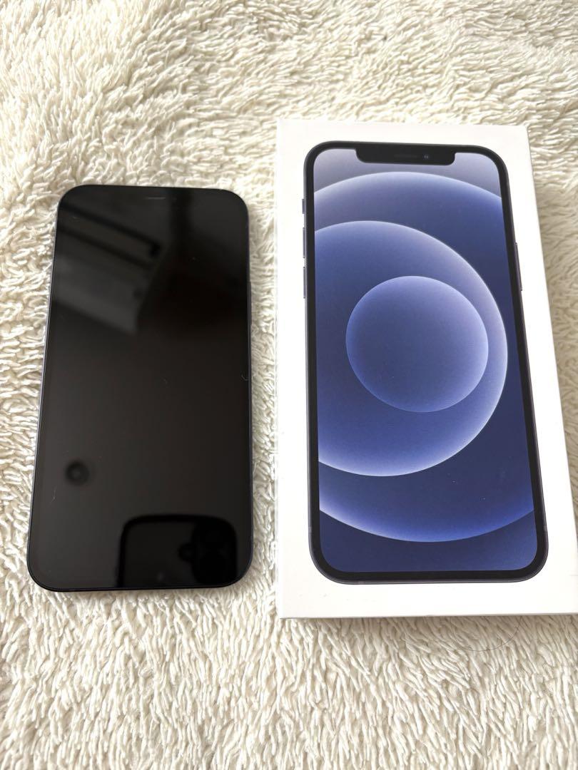 iPhone12 ブラック64G 本体　箱付き