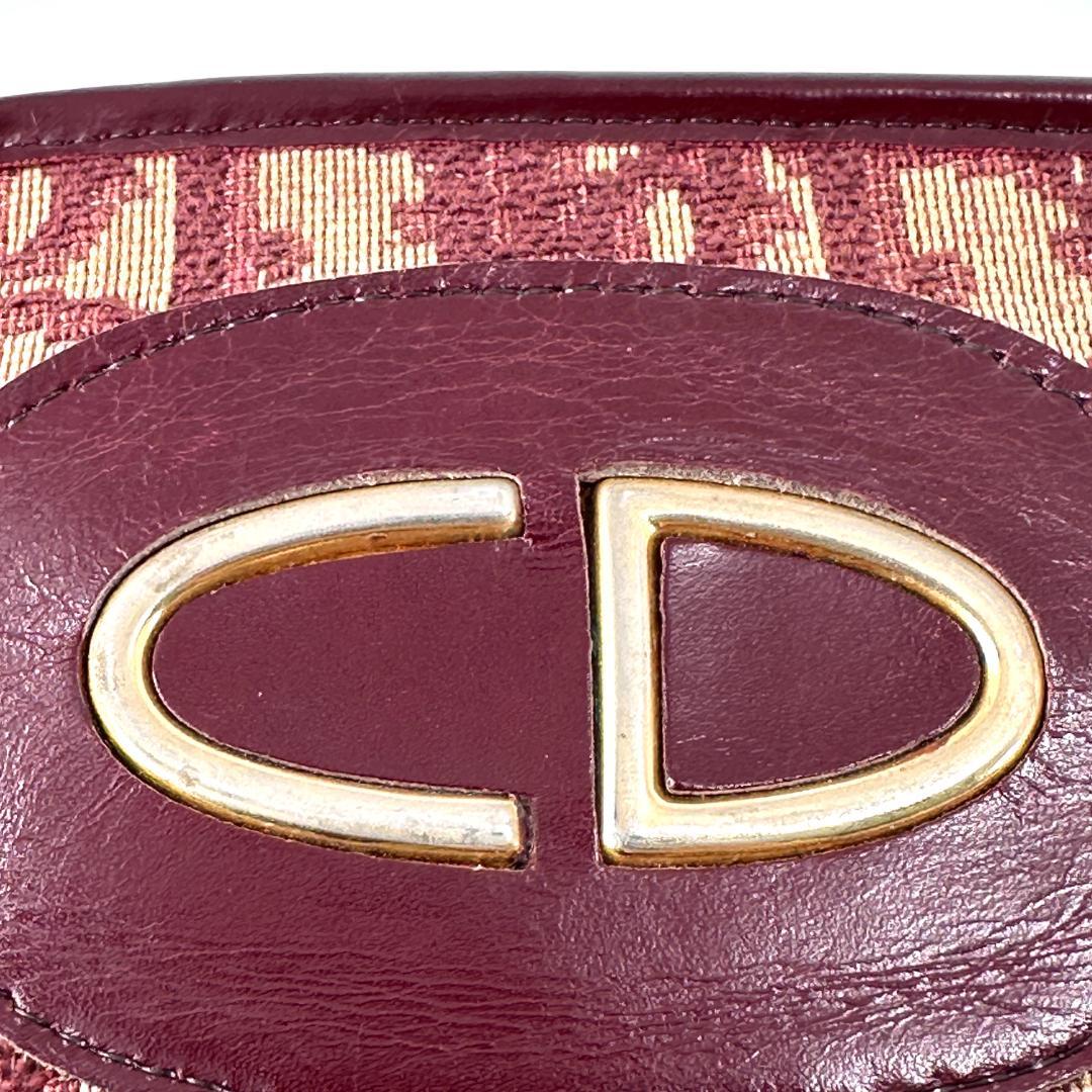 Dior トロッター柄 CDロゴ ショルダーバッグ キャンバス L04