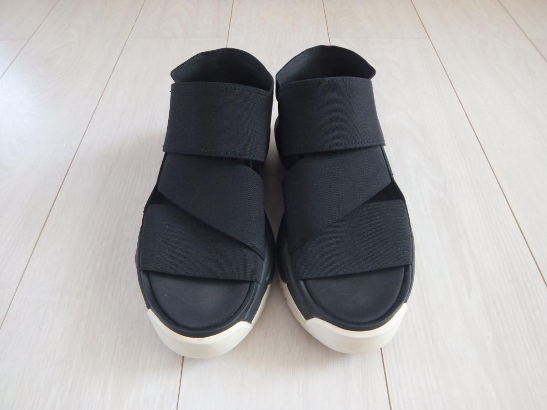☆Y-3☆HOKORI SANDAL ホコリ サンダル 黒×白 22.5 23 - メルカリ