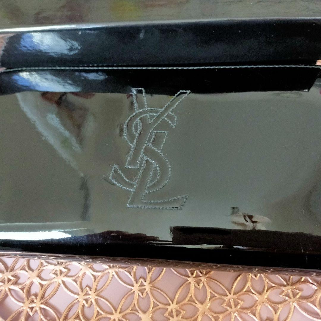 していまし ✨超美品✨イヴサンローラン ラウンドファスナー パテントレザー kEwXI-m93952341502 黒 長財布 れがいっぱ