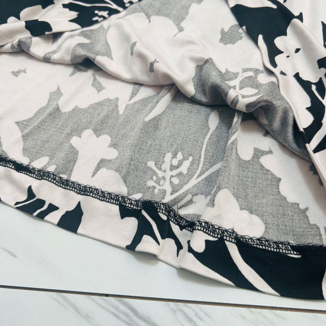 美品 シルク100% ダーマコレクション ロングワンピース 花柄
