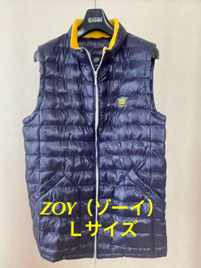 ZOY ゾーイ ダウンベスト 白 総柄 ダウン90％ フェザー10％ レディース 38(M) ゴルフウェア ZOY／40%OFF価格 : レオナード  - 通販 - Yahoo!ショッピング