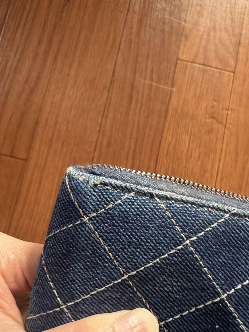 CHANELデニム長財布正規品♡本物