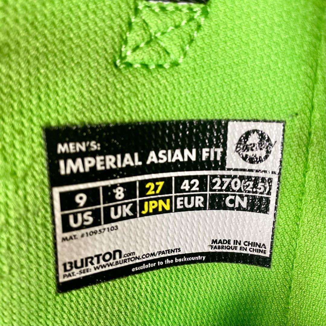 BurtonバートンImperial スノーボードブーツ 27.0黒