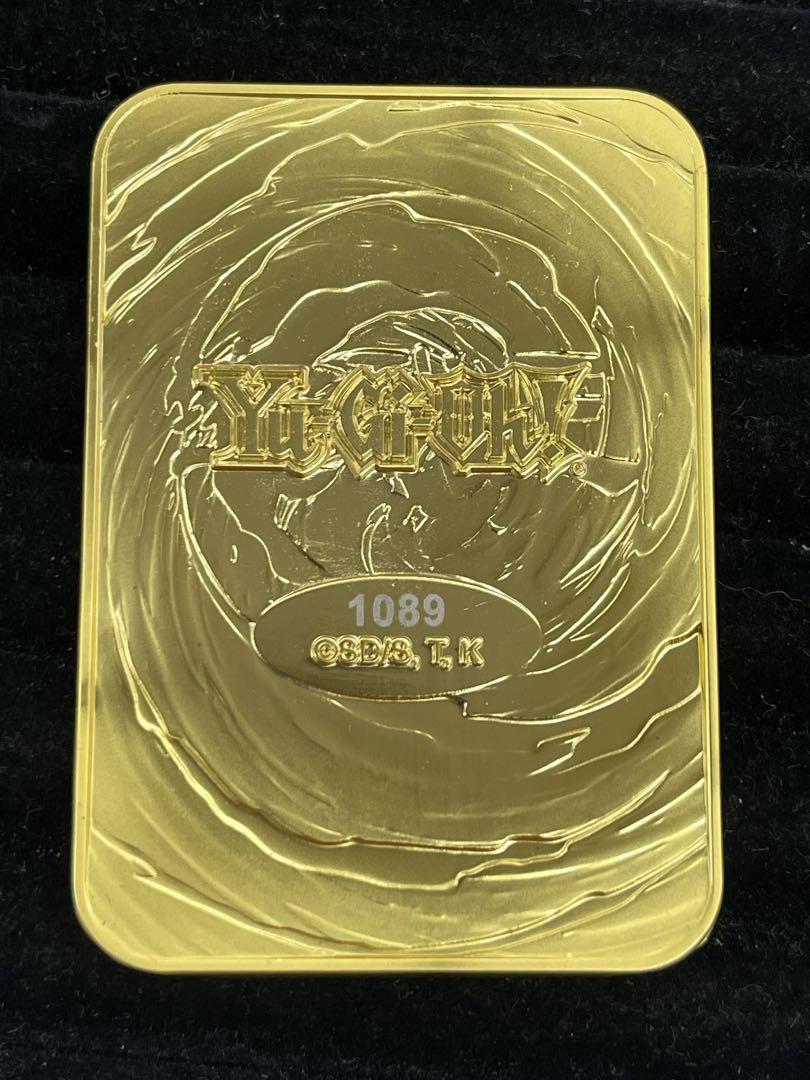 シリアル1089】遊戯王 青眼の白龍 24 karat gold plated - メルカリ