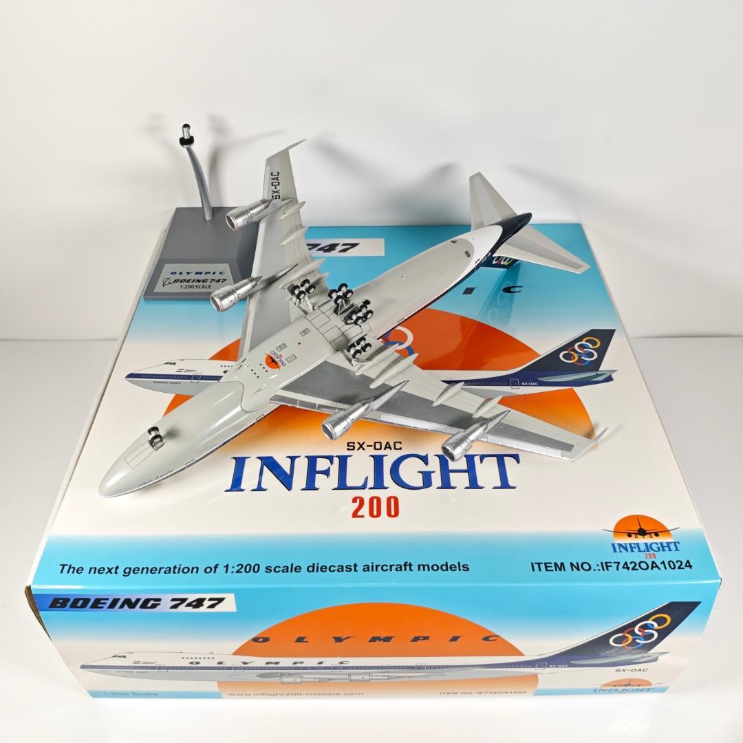 Inflight 1:200 オリンピックエア B747-200 SX-DAC Inflight 1:200 オリンピックエア B747-200 SX-DAC