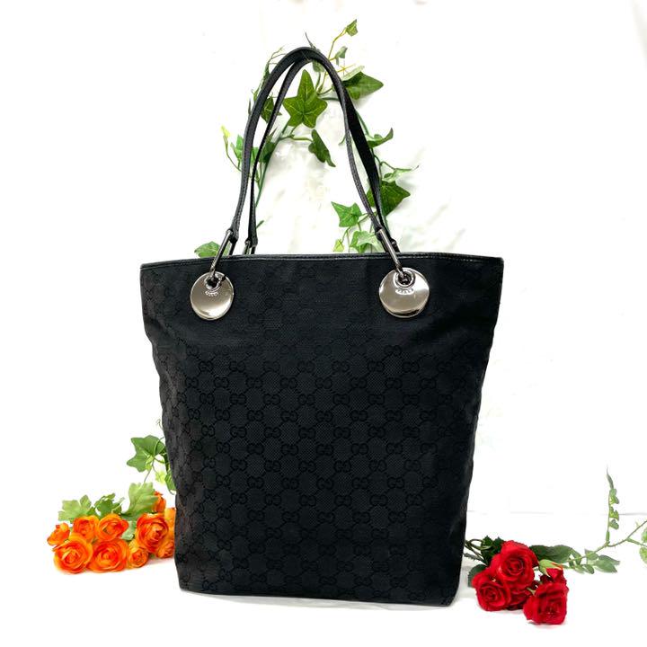 プロフィー ❤️ トートバッグ 正規品 鑑定済み ❤️ qevjh-m93974492794 美品 GUCCI GGキャンバス ければと