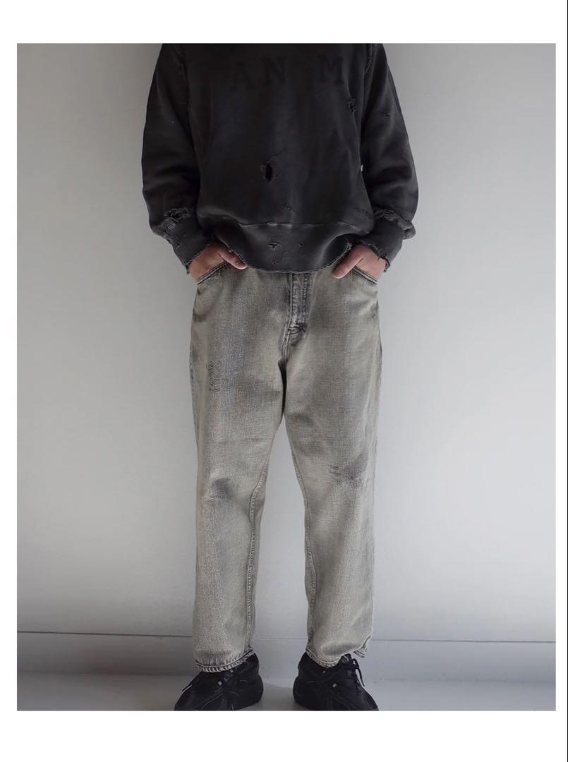 アンセルム　SELVEDGE TAPERED SP DENIM PANTS 1