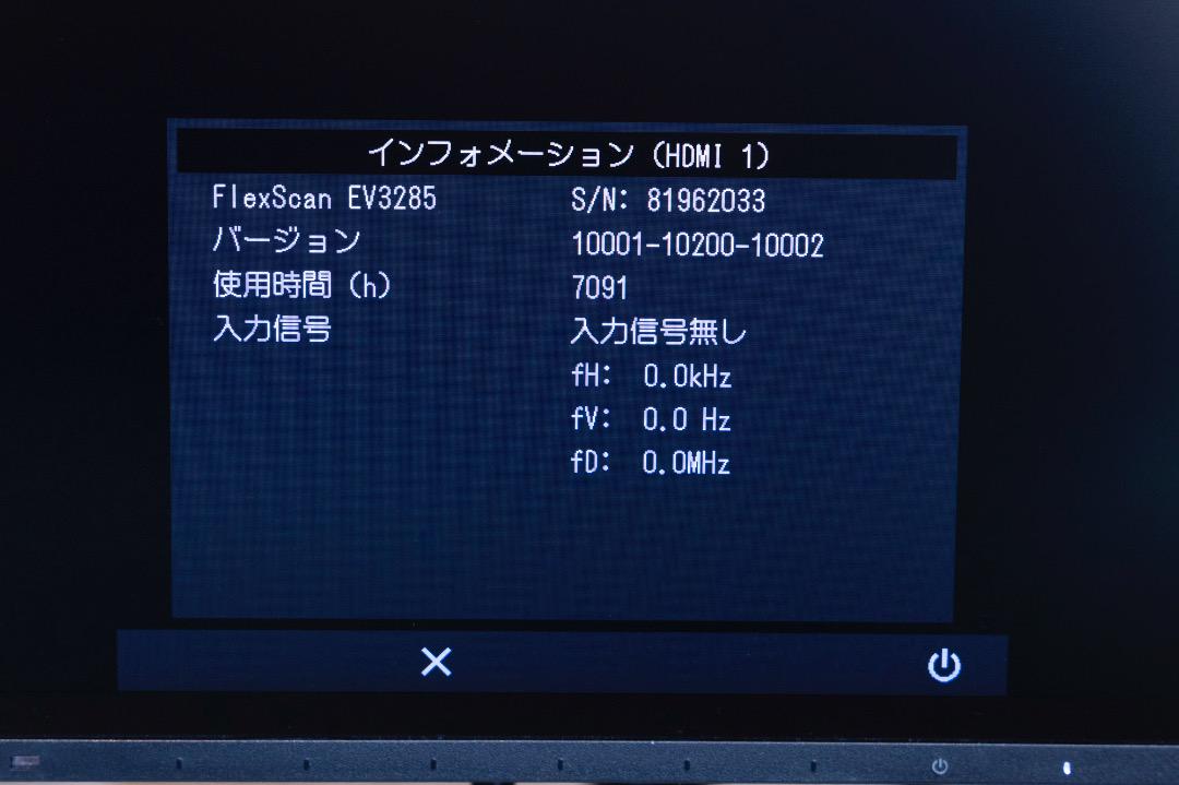 EIZO 31.5型ワイド Flex Scan EV3285-BK　元箱