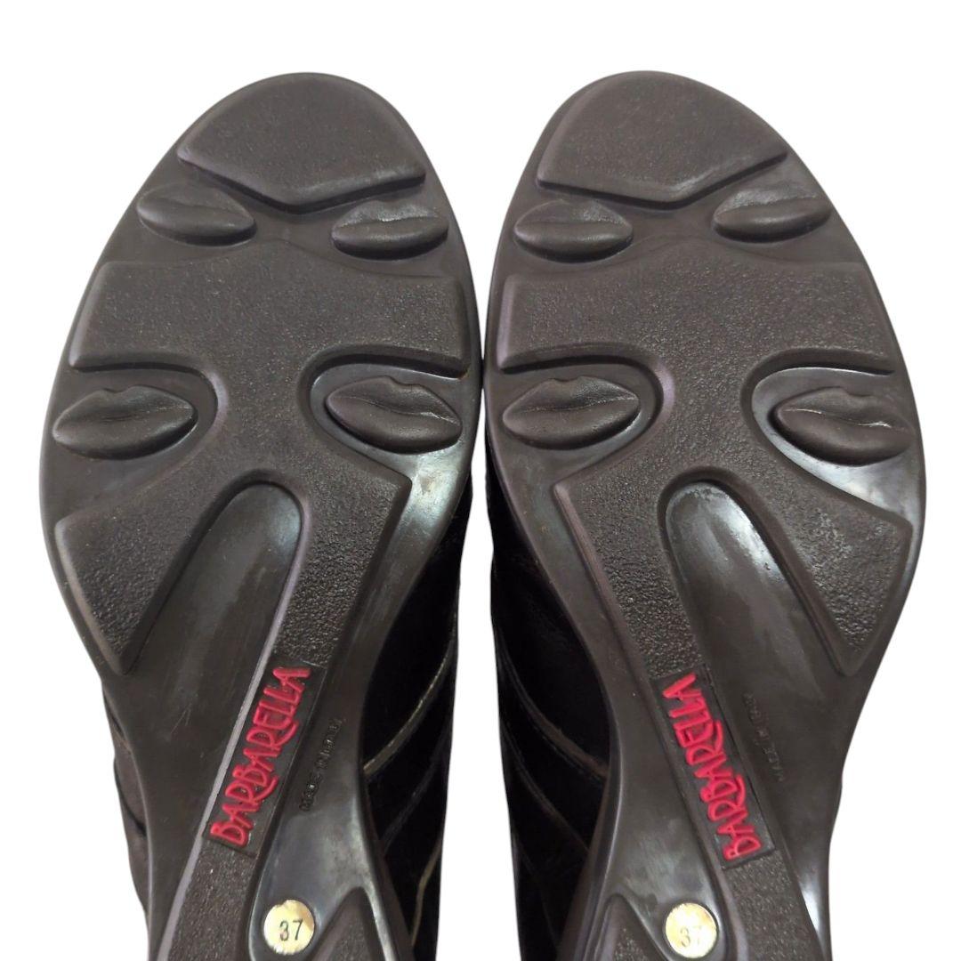 BARBARELLA バーバレラ 本革 スニーカーブーツ ブラウン/ゴールド BARBARELLA バーバレラ 本革 スニーカーブーツ ブラウン/ゴールド