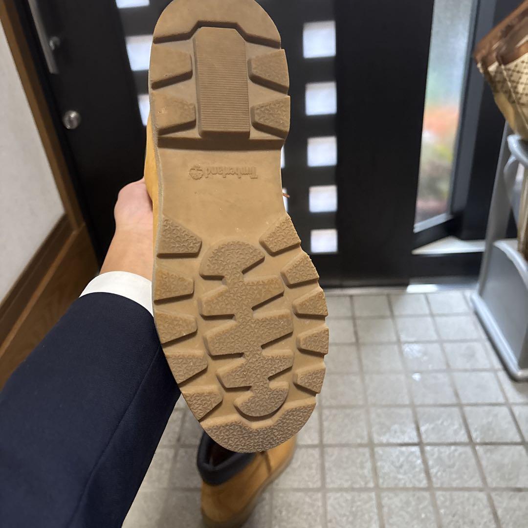 Timberland イエロースエードハイカットブーツ
