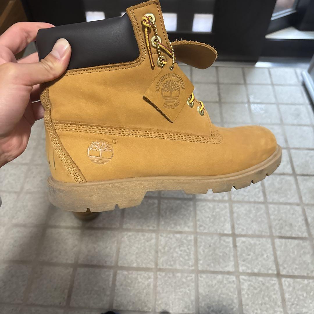 Timberland イエロースエードハイカットブーツ