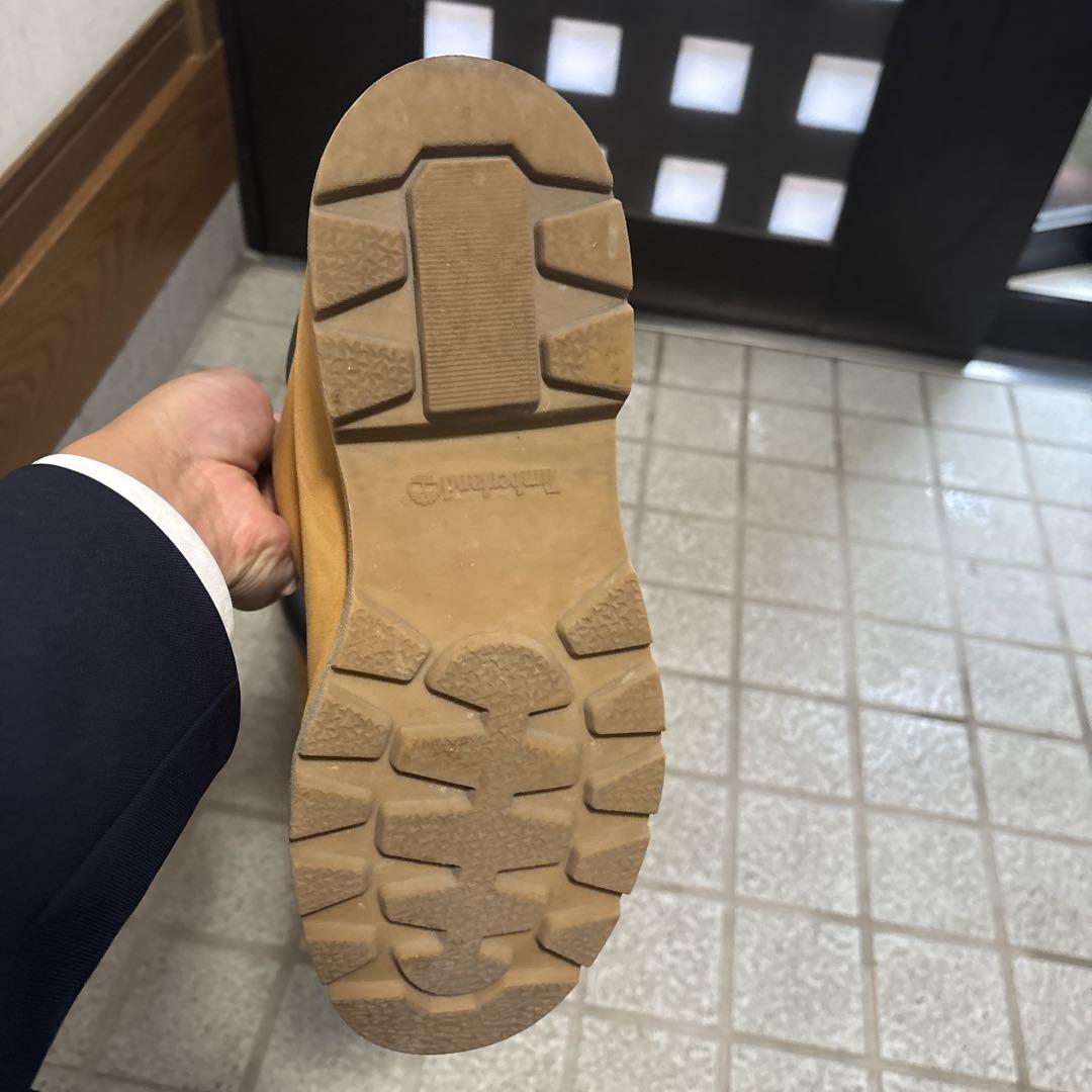 Timberland イエロースエードハイカットブーツ