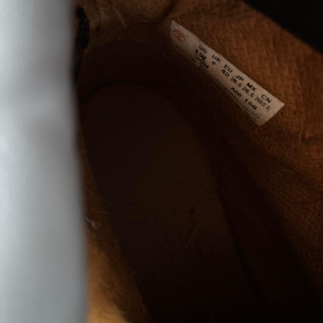 Timberland イエロースエードハイカットブーツ