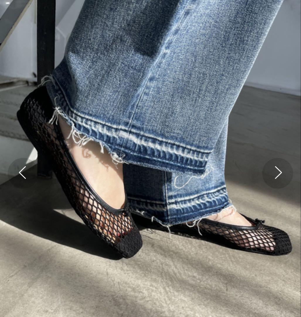 Spick&Span メッシュフラットシューズ