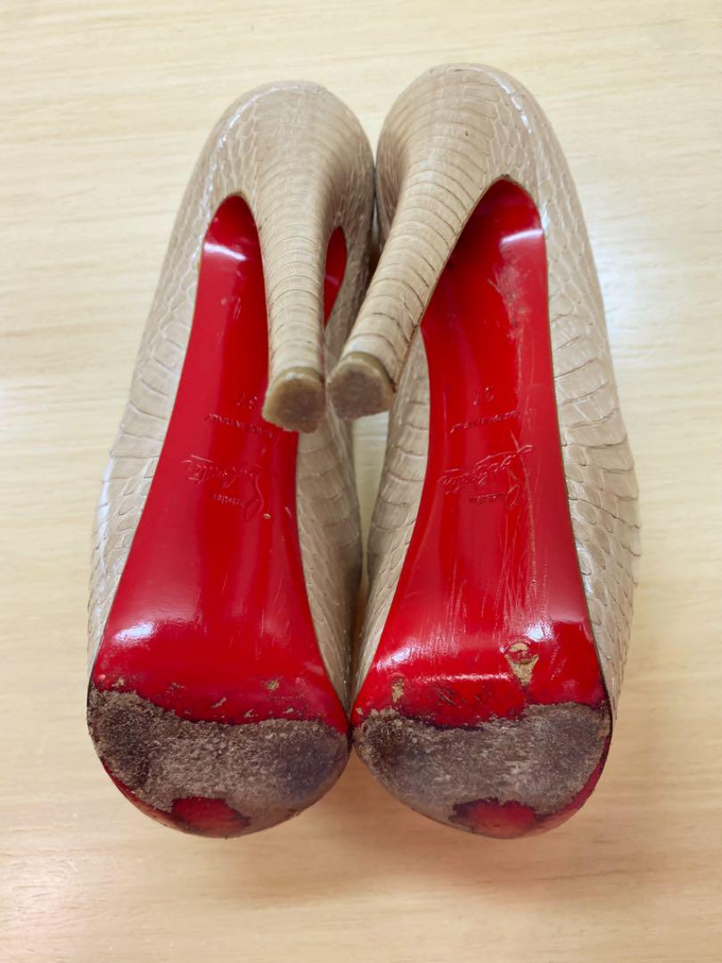 サイズ 美品 スカイハイ ハイヒール BXva0-m93988026914 Christian Louboutinパイソン れあり