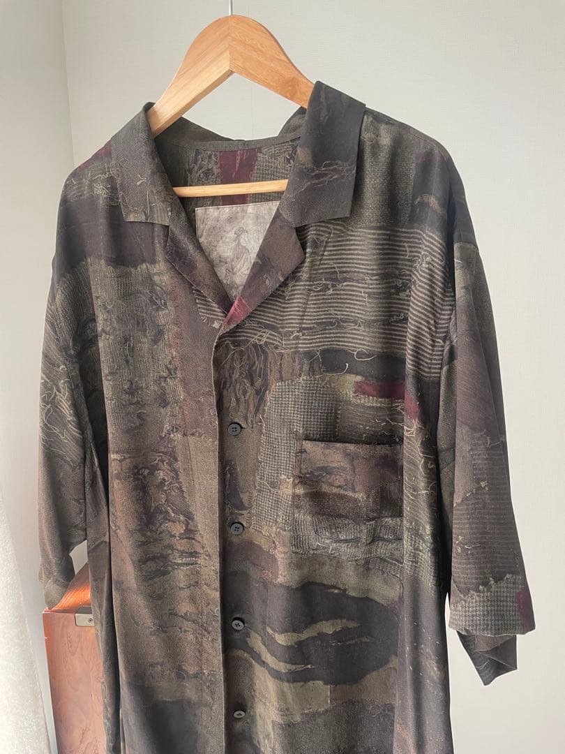 Ziggy Chen Digital Silk Shirt